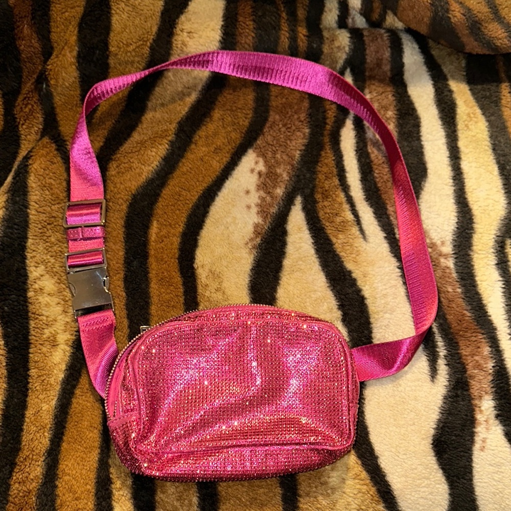 Sparkling Pink Belt Bag